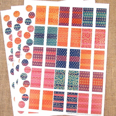 Lip Balm Labels - 45 Sari Poly Weatherproof Labels + 45 Round Stickers - for Essential Oil Aromatherapy Bottle or Lip Balm Labels By Rivertree Life