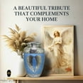 thumbnail image 3 of Ample Crimination URN Without Engraving | Large 10.5" Elegant Memorial Urn for Ashes with Meena Floral Design & Engraving Option ACU065, 3 of 10