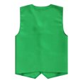 thumbnail image 4 of Kaerm Athletic Volunteer Activity Vest Supermarket Workwear Uniform Button Vest Quick-Drying Sports Green M, 4 of 5