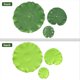 thumbnail image 5 of Pack Of 9 Artificial Floating Foam Lotus Leaves Water Lily Pads Ornaments Green | Perfect Compatible Patio Koi Fish Pond Pool Aquarium Home Garden Wed, 5 of 5
