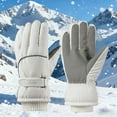 thumbnail image 5 of Guantes de esquí de invierno Yafang, con aislamiento térmico superior, cortavientos, antideslizantes y transpirables, para esquí, montañismo y ciclismo, 5 of 5