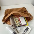 thumbnail image 2 of Bolso de mensajero de lona para mujer, Bolso de hombro de moda con correa ajustable, Bolso de viaje de trabajo, 2 of 8
