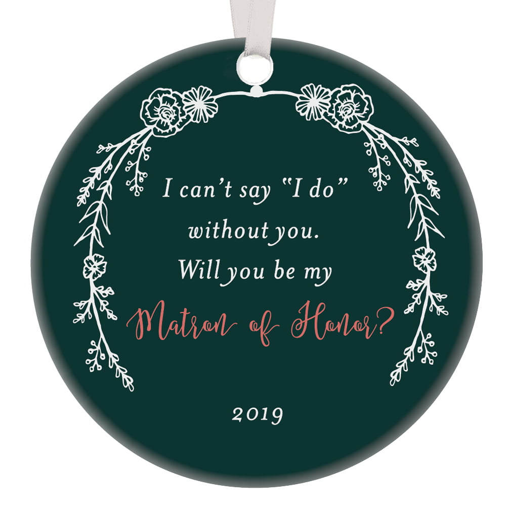Buffalo Check Plaid Pattern Our First Christmas Married 2019 Ornament Newlywe... 