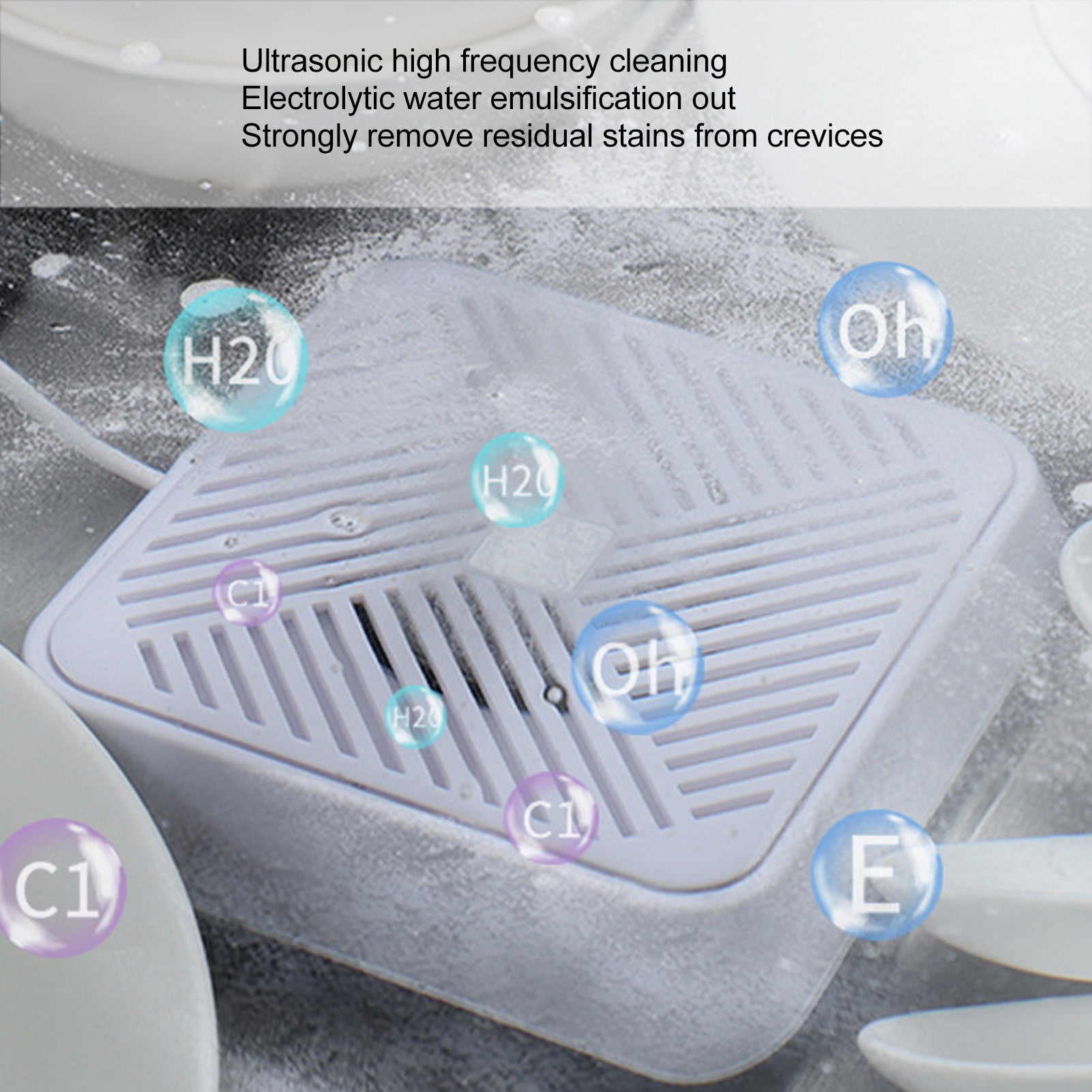 sink second-hand dishwasher, USB dishwasher mini portable electrolytic washing machine household kitchen supply ABS material 5V14W waterproof rating: IP67