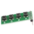 thumbnail image 1 of Universal 4 Key Push Button Switch Module Ideal for Mega2560 Due Banana Pi AVR STM32 ARM PIC,, 1 of 7