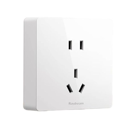 Raydream Electrical sockets, 15 Amp Wall Outlet with USB C Ports, Tamper Resistant USB Outlet, Wall Plate Included, UL Listed, 1 Pack