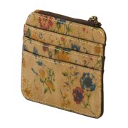 Patricia Nash Leather Cassis ID Card Case Wallet, Prairie Rose