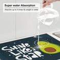 thumbnail image 6 of Kdxio Avocado in Space1 for Dish Drying Mat,24*18 inch Absorbent Dish Drainer Kitchen Counter,Large Size Dish Drying Pad for Countertops,Draining Racks, 6 of 9