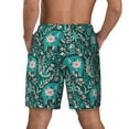 thumbnail image 3 of Kdxio Lephants In The Jungle Print Men'S Swim Trunks With Compression Liner 7 Inch Inseam Quick Dry Swim Shorts, 3 of 7