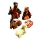 thumbnail image 3 of Juego en miniatura de 5 accesorios de adorno navideño del nacimiento de Jesús, regalos de resina cristiana, juego de de pesebre de escena de, 3 of 9