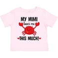 thumbnail image 3 of Inktastic Mimi Loves Me Grandson Boys or Girls Toddler T-Shirt, 3 of 5