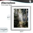 thumbnail image 4 of Stupell Industries Transitional Forest Path in Morning Gray Framed Print Under Glass, 17 x 21, by Franklyn Gregory, 4 of 8
