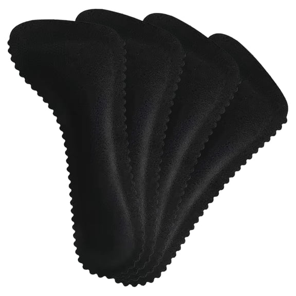 2Pairs Adhesive Half Latex Insole Light Weight Breathable Footbed Cushion For Women Daily Walking Running
