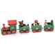 thumbnail image 1 of Tren navideño de madera thematys en 3 diseños diferentes: la decoración navideña perfecta para un ambiente navideño acogedor (verde), 1 of 5