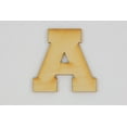 thumbnail image 1 of 1 Pc, 16 Inch X 1/8 Inch A Collegiate Font Wood Letters Easy To Paint Or Decorate For Indoor Use Only, 1 of 2