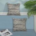thumbnail image 3 of Blue Gray Pillow Covers 18x18 Set of 2 Modern Abstract Striped Throw Pillows Art Painting Decoration Pillow Cases Linen Farmhouse Cushion Case Outdoor Decorative Throw Pillows for Couch Sofa, 3 of 7