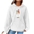 thumbnail image 2 of Qioperta Hauts pour Femmes Chic Décontracté Automne, Chandail Raglan pour Femmes à Fermeture Éclair avec Capuchon, Cardigan, Chandail à Manches Longues, 2 of 4