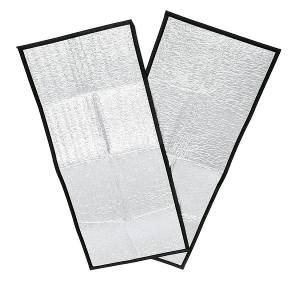 Baluue 2Pcs Pet Heated Pad Reflective Film Lightweight and Durable Mat