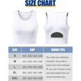 thumbnail image 6 of WANOSS Sports Bras for Women High Impact Sports Bra - Removable Padded Yoga Racerback Bra Workout Crop Tops, 6 of 21