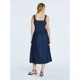 thumbnail image 2 of Free Assembly Women's and Women's Plus Cotton Sleeveless Smocked Midi Dress Size-XS to 4X, 2 of 4