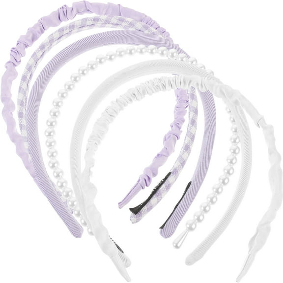 6pcs Women Headbands Cute Headbands Minimalist Headdress Party Hair Bands for Teen Girls