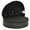 Black, variant on Costway Patio Round Daybed with Retractable Canopy Rattan Sectional Seating Black