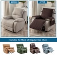 thumbnail image 4 of 100% Waterproof High Quality Recliner Chair Cover, Non Slip Recliner Covers for Recliner Chair with Pocket, Pet Scratch-Resistant Sofa Slipcover, Washable, for Office, Living Room, Home Decor, 4 of 8