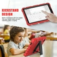 thumbnail image 6 of XYX Case for Samsung Galaxy Tab A9+ 11.0 inch (SM-X210/SM-X215/SM-X216), Dual Layer Slim Heavy Shockproof Rugged Protective Cover Case with Kickstand (Red Black), 6 of 7