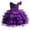 Purple, variant on Coerni Girls One Shoulder Sequine Prom Gowns Pageant Wedding Evening Gown Birthday Party Tiered Tulle Princess Dresses