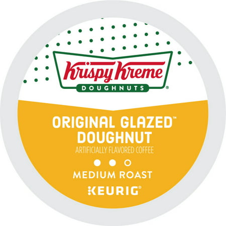 Krispy Kreme, Original Glazed Doughnut, Keurig K-Cup Coffee Pods, Medium Roast, 18 (Best Krispy Kreme Recipe)