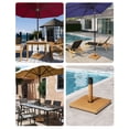 thumbnail image 3 of JOINHOM 43lbs Patio Umbrella Base - Heavy Duty Outdoor Patio Market Umbrella Stand for Deck, Poolside, Balcony, Wind-Resistant Design, 3 of 8