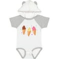 thumbnail image 3 of Inktastic Ice Cream Trio with Sprinkles Boys or Girls Baby Bodysuit, 3 of 5