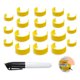 thumbnail image 5 of Clips for Pill Bottles, Medicine Bottle Label Clips for Easy Medication Identification, Pack with Labels Pen 18PCS, 5 of 5