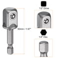 thumbnail image 3 of Uxcell Deep 6-Point Impact Socket 1/2" Drive 21mm Metric Socket with Adapter, 3 of 7