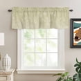 thumbnail image 2 of Brown Wildflowers Rod Pocket Curtain Valance, Modern Floral Butterfly Plant Farmhouse Window Valance for Living Room, Bedroom, Kitchen 42"W x 12"L, 2 of 9