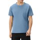 thumbnail image 1 of Tops para hombre, blusas y camisas de cuello redondo y manga corta para hombre, camiseta informal de solapa de color liso a la moda para hombre, blusa de cuello redondo y manga corta para hombre., 1 of 8
