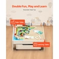 thumbnail image 2 of VEVOR Table de Train 100 Pcs Table d'Activités en Bois pour Enfants avec Tiroir de Rangement Roulant, 2 of 9