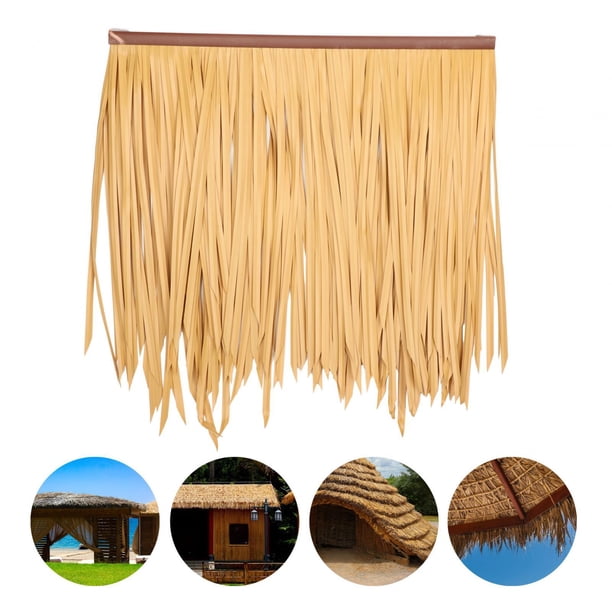 Techo de paja sintética shamjiam multifuncional 50cm x 50cm para bar decoración de fiesta