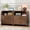Walnut, variant on 2 Drawers Nightstand Set of 2, Mid Century Modern Bedside Tables With Charging Station, 23.6'' Wide Wood End Table For Bedroom, Curved Profile Design, Walnut