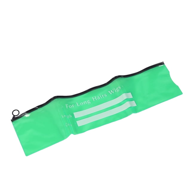 Cintre pour Extensions de Cheveux en PVC Transparent, 5 Ensembles de Sacs de Rangement pour Perruques avec Fermeture Éclair Scellée pour Tous Types de Perruques