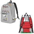 thumbnail image 3 of Mochila de Peanuts Charlie Brown y Snoopy para estudiantes de la escuela, mochila para niños y niñas, mochila para niños con perros Snoopy, bolsas para viajes, 3 of 5