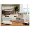 thumbnail image 5 of YfulYde Keepsakes Dish Storage Box – Stackable, Reinforced Handles, China Storage-Beige Heather, 5 of 6