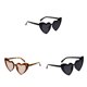 thumbnail image 1 of 3Pcs UV400 Love Gafas De Sol En Forma De Corazón Gafas De Estilo Mod Para Mujer Sunnimix Gafas de sol con lente de llama en forma de corazón, 1 of 8