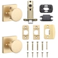 thumbnail image 5 of Sure-Loc ZT102-SQ FBL Zermatt Privacy Door Knob Set - Black, 5 of 7