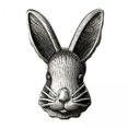 thumbnail image 1 of AMLESO 10X Rabbit Knob Single Hole Handle with Screw for Kitchen Cabinet Dresser Closet, 1 of 8