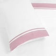 thumbnail image 4 of DNG Creations 4 Piece Two Tone Sheet Set 100% Egyptian Cotton, 800 Threads Count - 8 Inch Deep Pocket ( Solid White/Light Pink - Twin XL ), 4 of 4