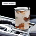 thumbnail image 5 of 20oz Double-Wall Vacuum Insulated Stainless Steel Tumbler with Straws Sports Mugs BPA-Free Earthy Tones Butterflies, 5 of 7