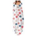 thumbnail image 2 of Pompotops Mode Femmes Automne V-Cou Casual Impression en Vrac Confortable Robe à Manches Longues, 2 of 6
