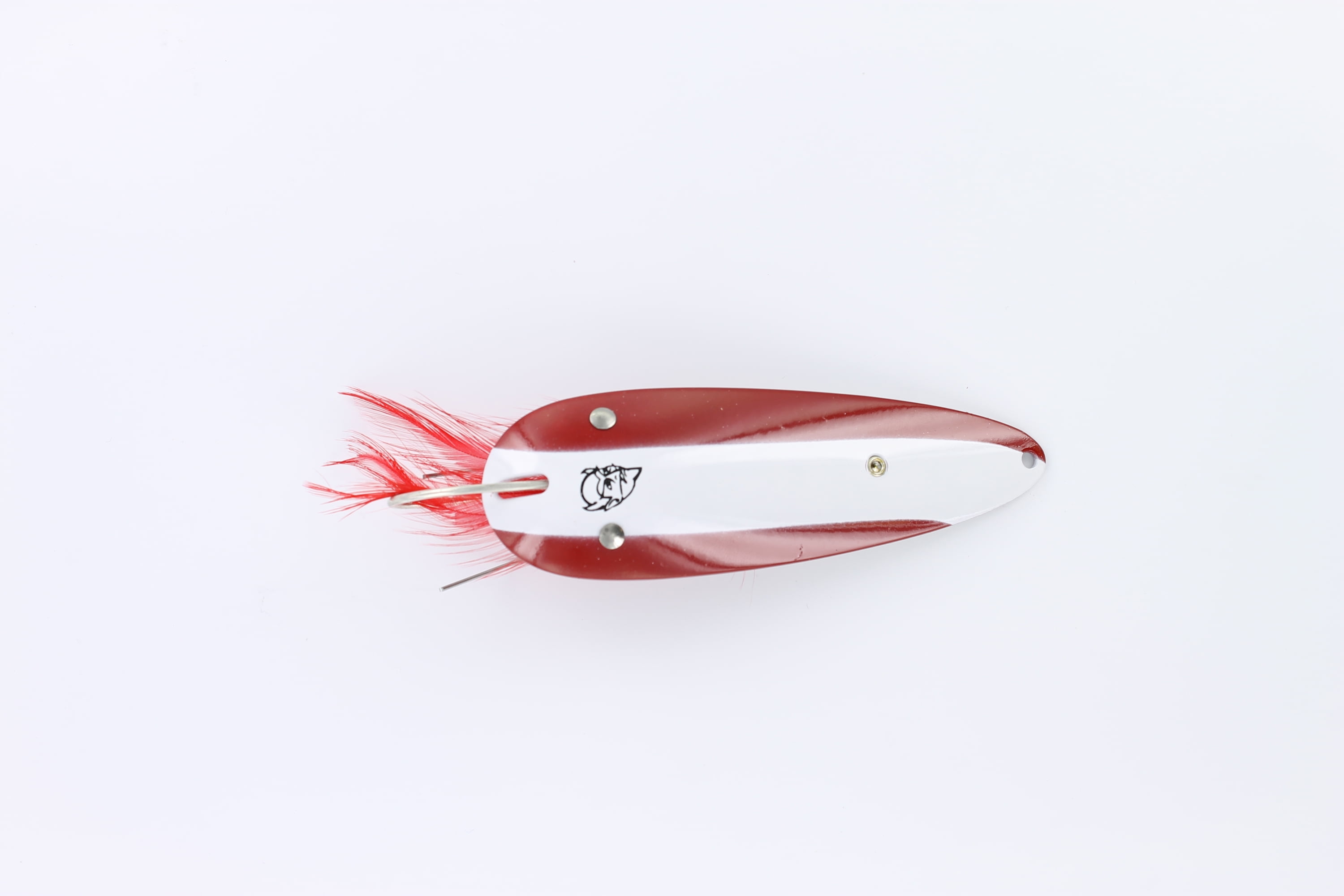 Eppinger Dardevle Fishing Lure Spoon 3/4 Oz Nickel Back Red & White for sale online 