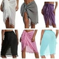 thumbnail image 2 of ZPAQI Women Bikinis Cover-ups Swimwear Long Bikinis Wrap Skirt Casual Beachwear Shawls, 2 of 21